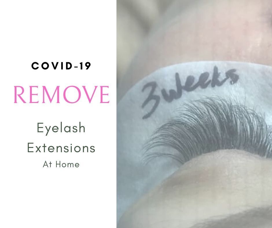 Covid 19 Lash Care Safe at Home Eyelash Extension